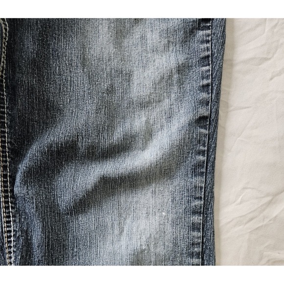 Angels Jeans Girls Size 14 Bootcut Denim Jeans Embroidered Pockets Vintage - Picture 7 of 10